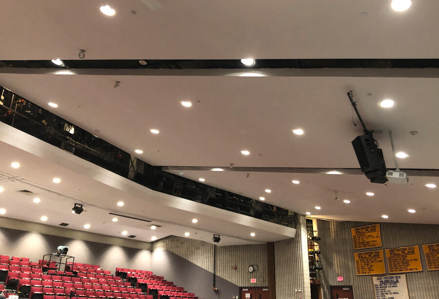 Acton BoxBorough HS Auditorium lighting detail